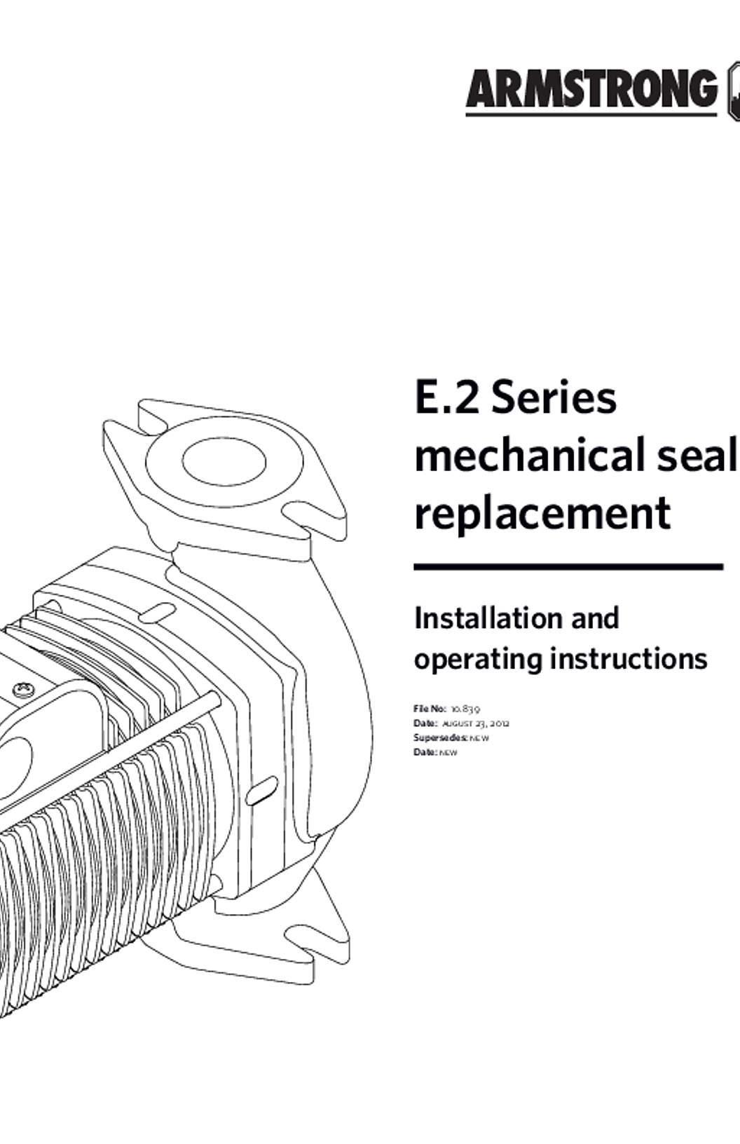 Armstrong E.2 Pumps Brochure