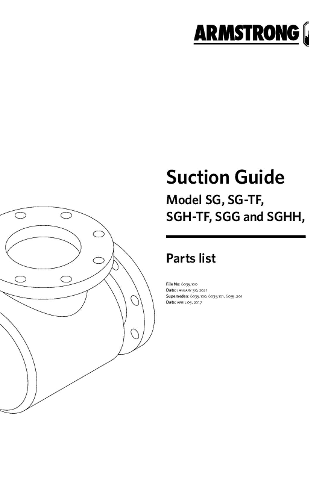 Armstrong SG-SGG-SGHH Parts List