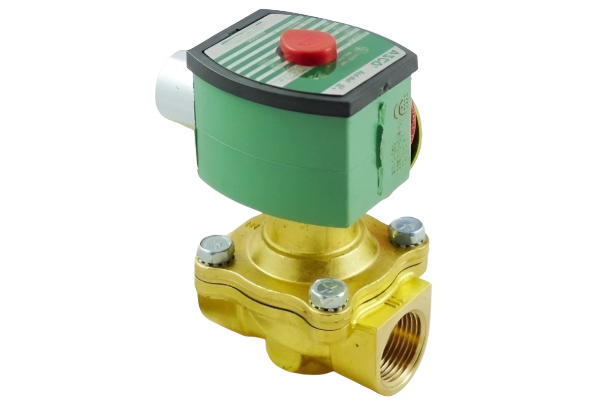 ASCO 8210G35-12VDC, 3/4 Inch Normally Open Valve, Air/Water Use, Cv5.5