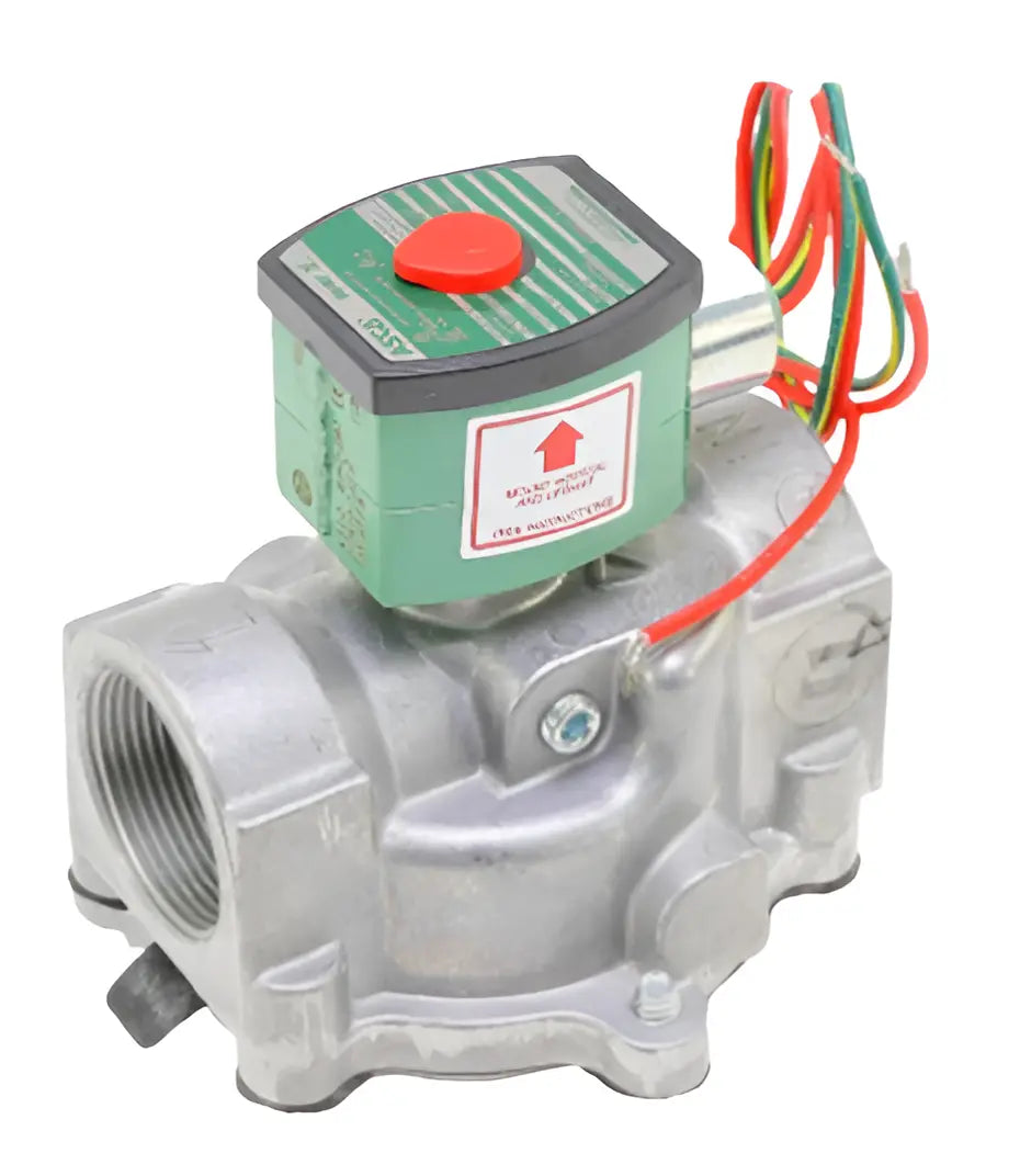 ASCO 8214G74, 1.5 Inch Normally Open Valve, 0-5 PSI Range, 120V