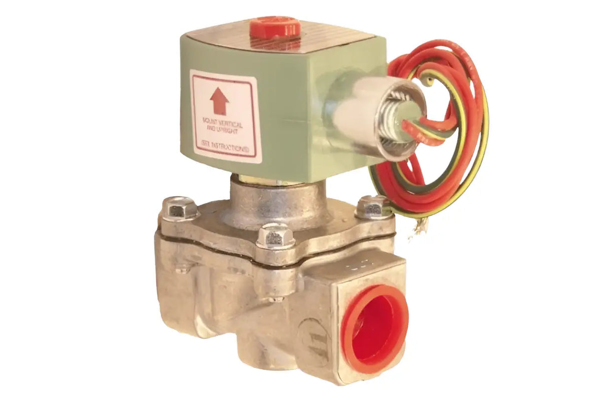 ASCO 8215G30-24VDC, 3/4" Normally Closed Air/Gas Valve, 0-50 PSI