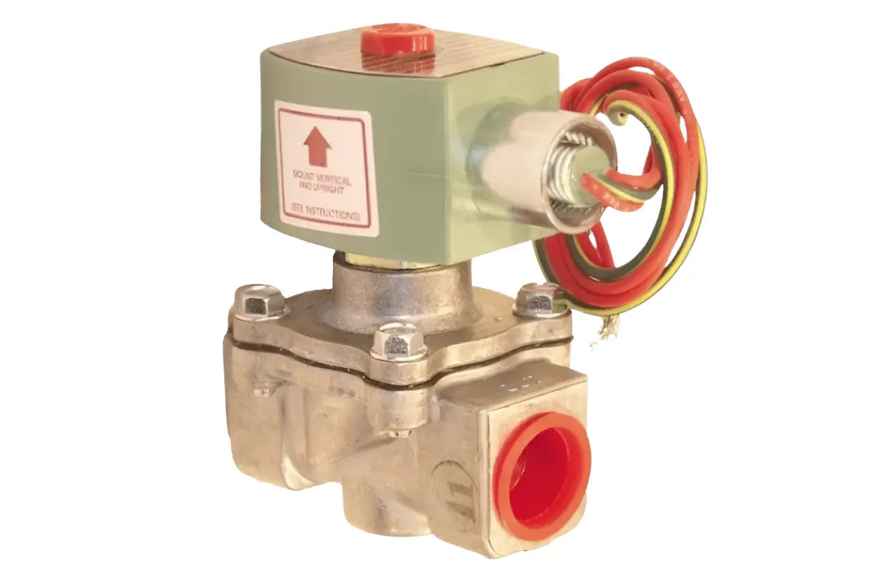 ASCO 8215G30-24VDC, 3/4" Normally Closed Air/Gas Valve, 0-50 PSI