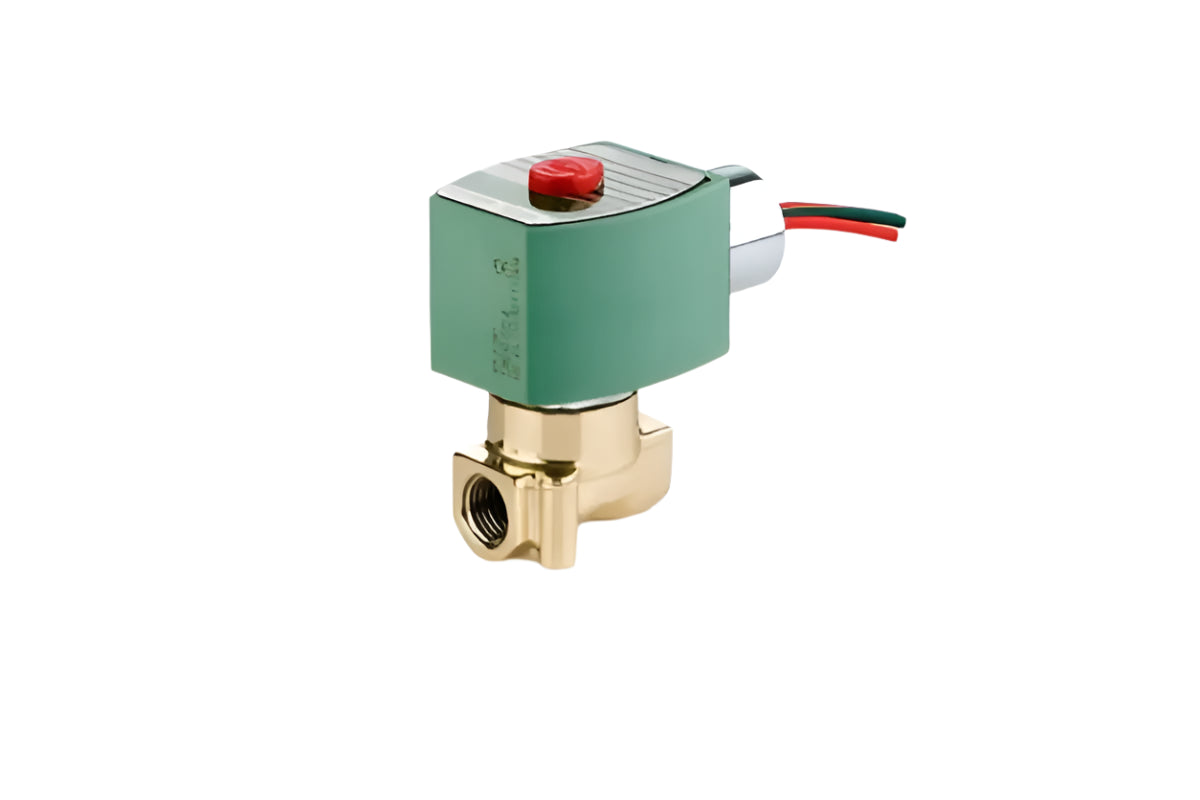 ASCO 8262H90VH, 1/4"NPT High Vacuum Solenoid Valve NC