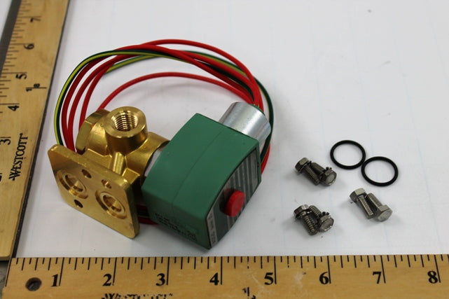 ASCO 8320G701, 1/4" N/C 3-Way Solenoid Valve