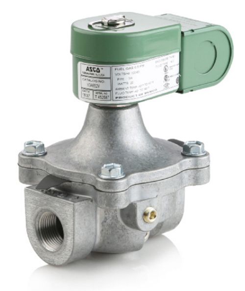 ASCO K3A671V, 1.25 Inch NC Gas Valve, Max 5 PSI, 24V