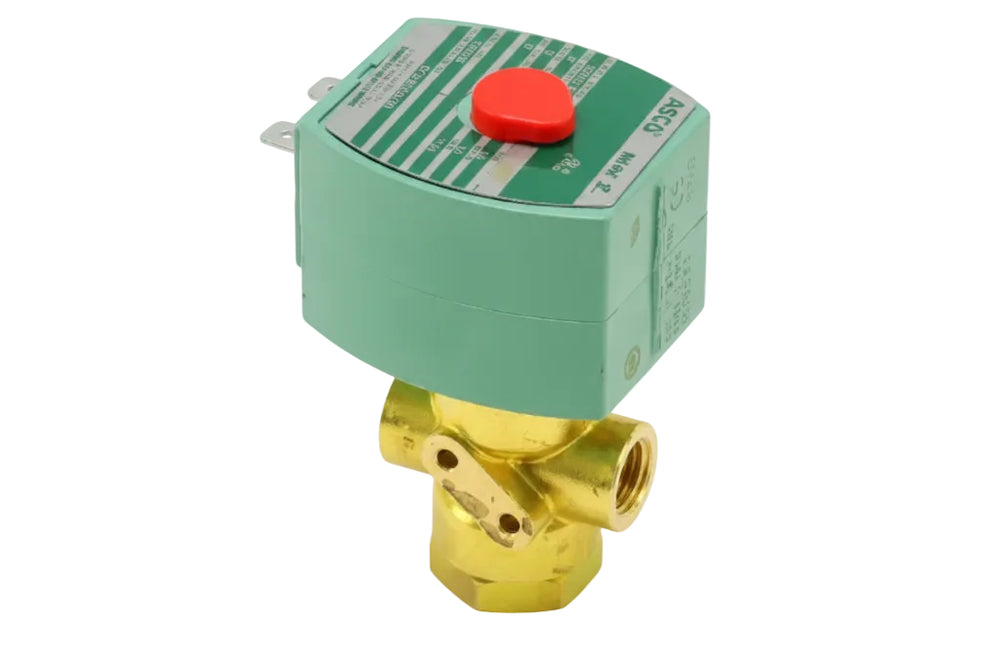ASCO OFSF8320G178V-12DC, 1/4 Inch Universal 3-Way Air/Water Valve, DC 12V