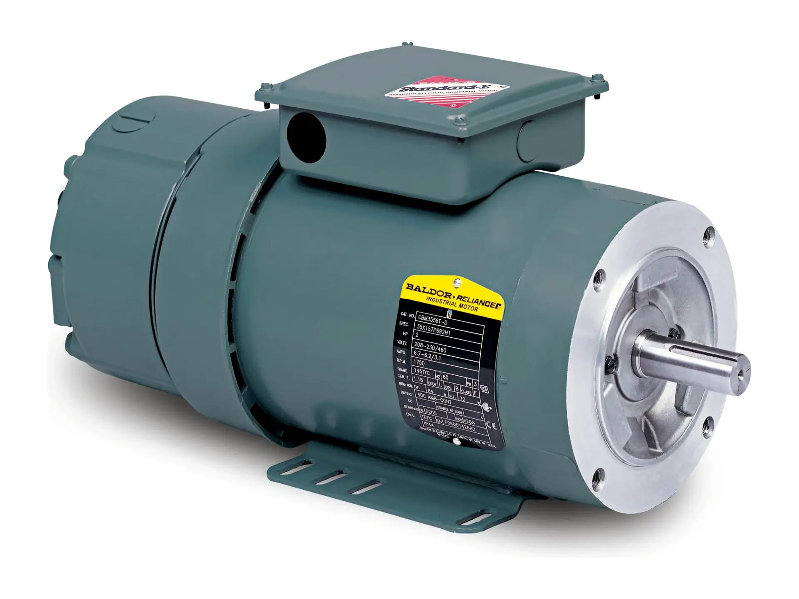 Baldor BNM3538-D, 1/2 HP 208/230/460 3 PH Motor