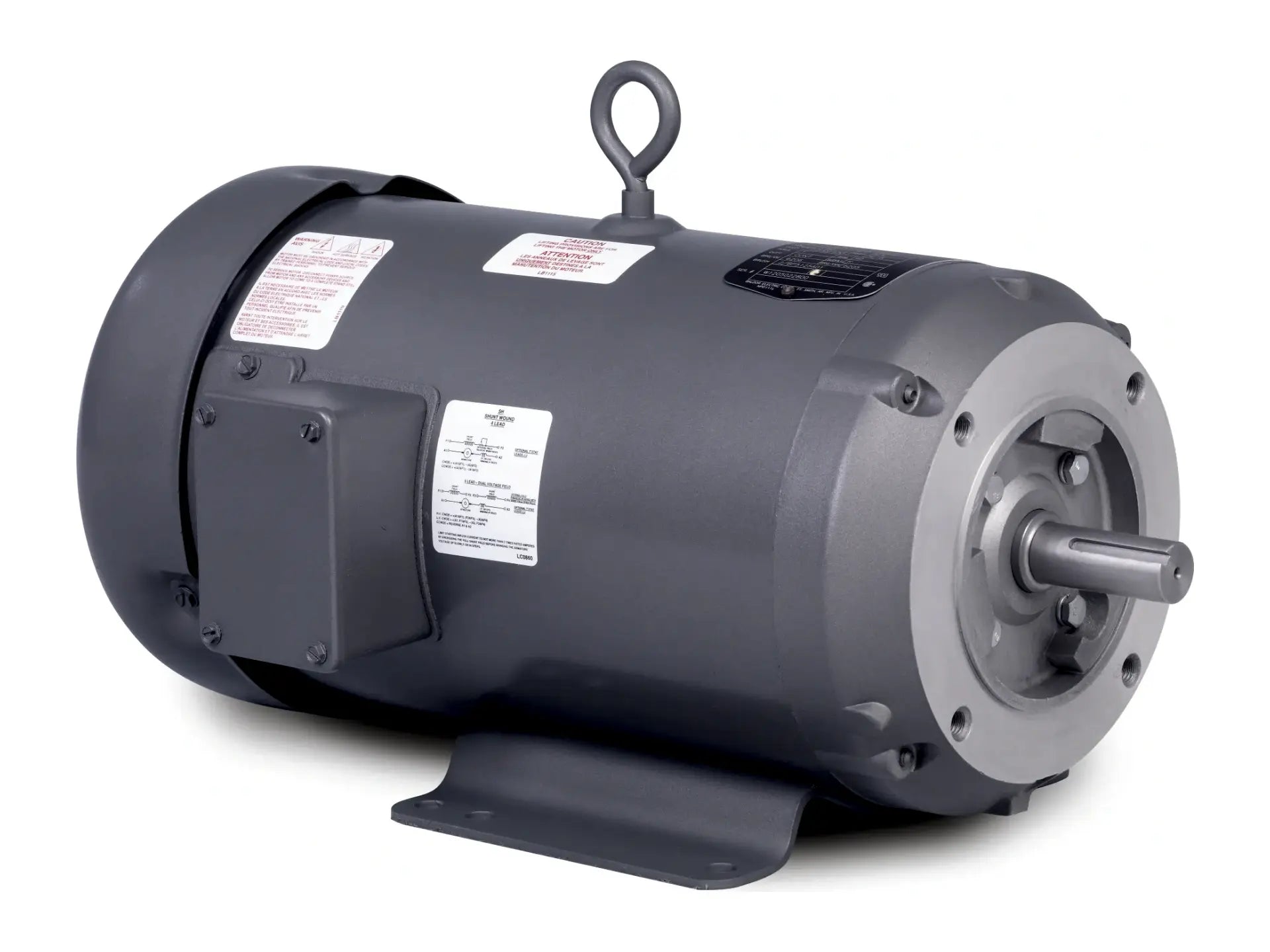 Baldor CD6202, 2HP 1750RPM 100/200VDC Motor