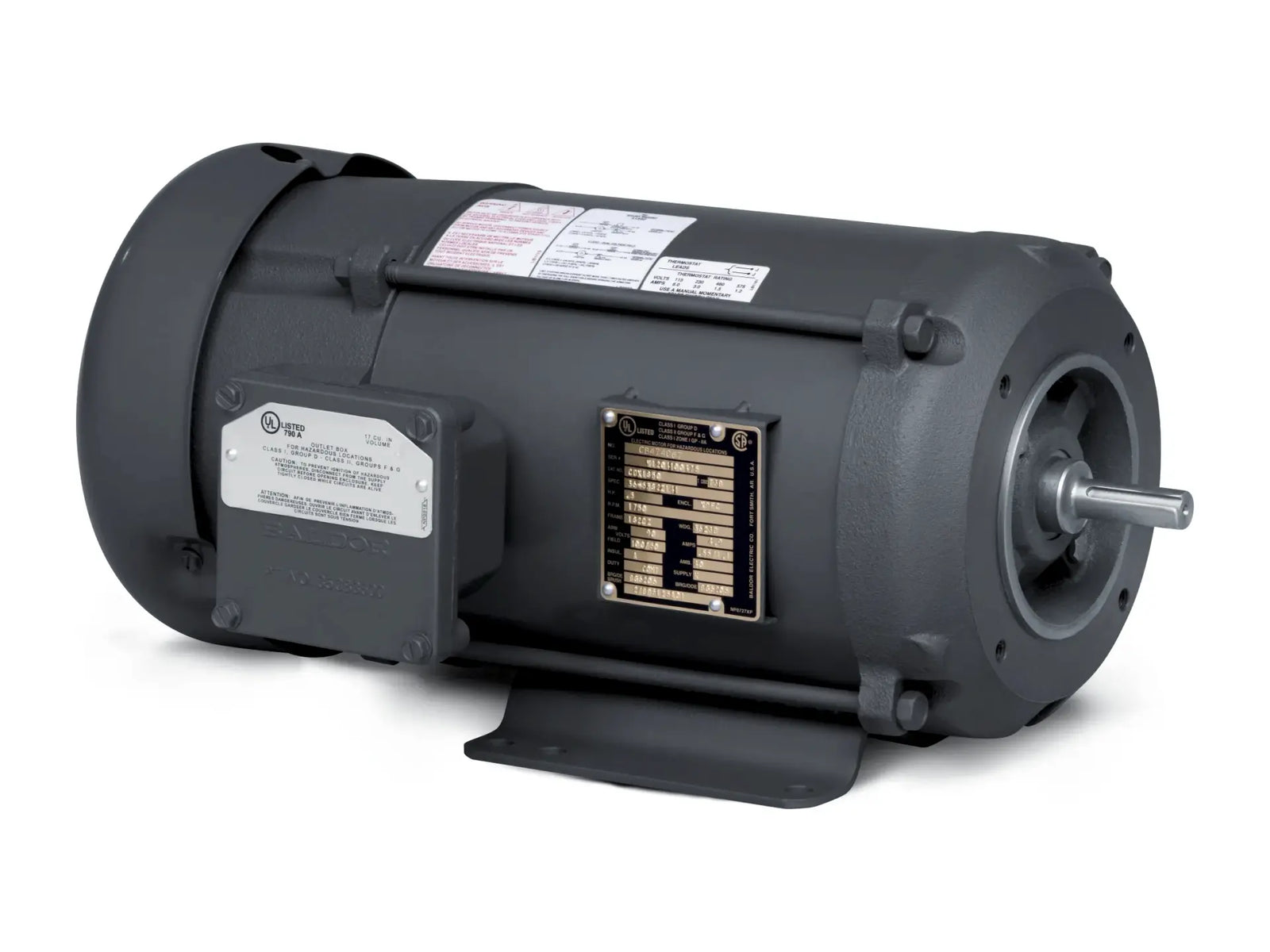 Baldor CDX1875, 90V, 1750 RPM, .75 HP Motor