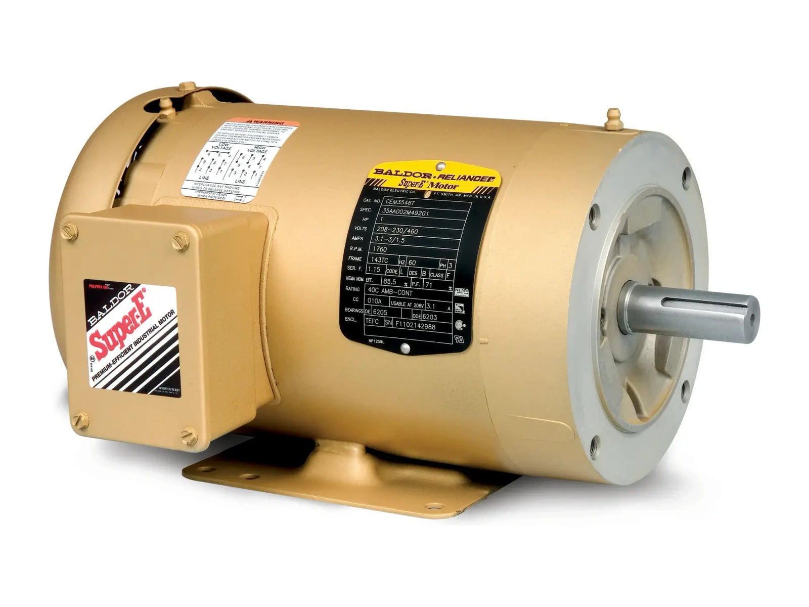 Baldor CEM3554T-5, General Purpose AC Motor