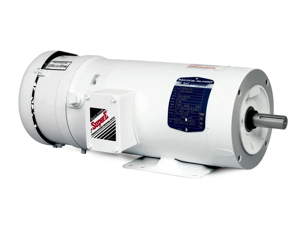 Baldor CEWDBM3558T, 2HP 1760 RPM 3PH Frame 145TC Motor