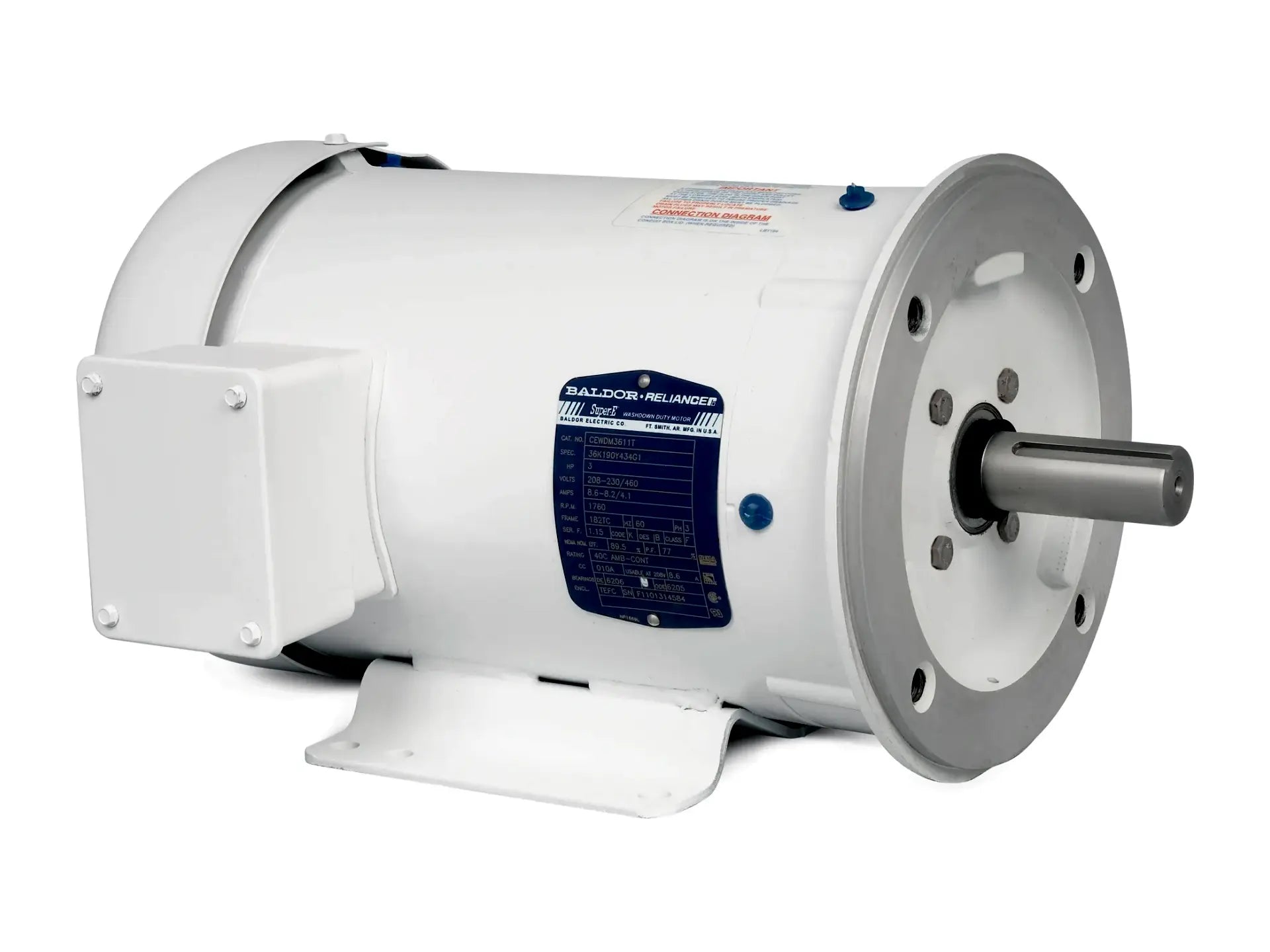 Baldor CEWDM41906T, 20HP 230/460V 3PH Motor