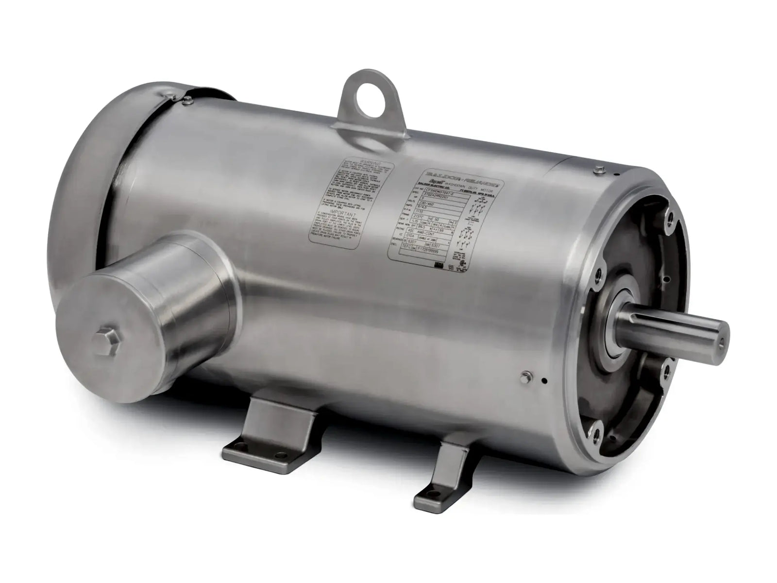 Baldor CFSWDM3710T-E, 7.5 HP, 1770 RPM, 3-Phase Washdown Motor