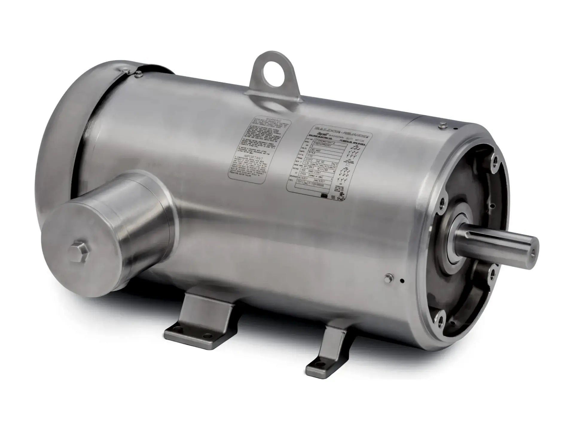 Baldor CFSWDM3710T-E, 7.5 HP, 1770 RPM, 3-Phase Washdown Motor