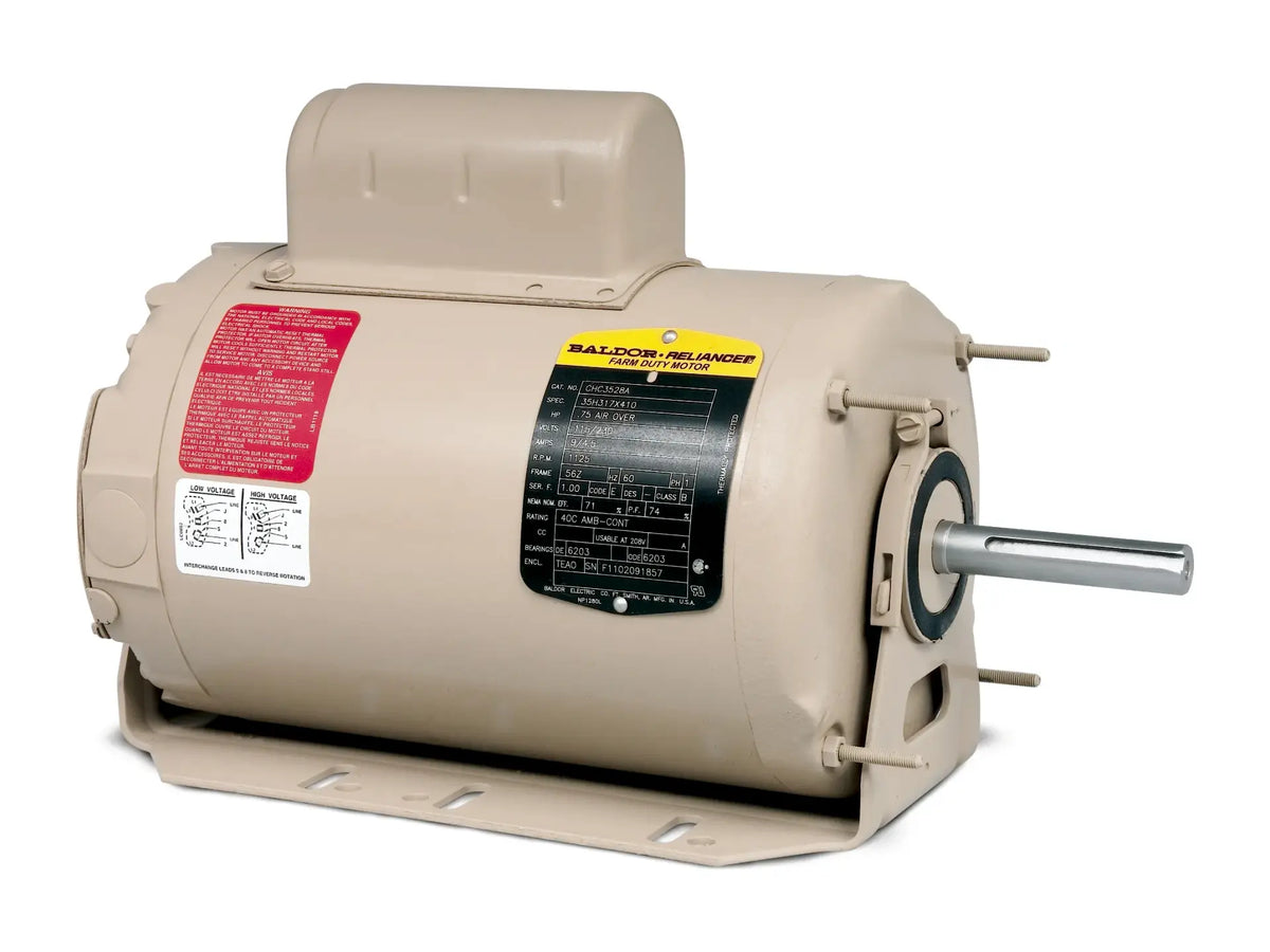 Baldor CHC3525A, Motor 0.5 Hp 110 Rpm 1 Phz Teao