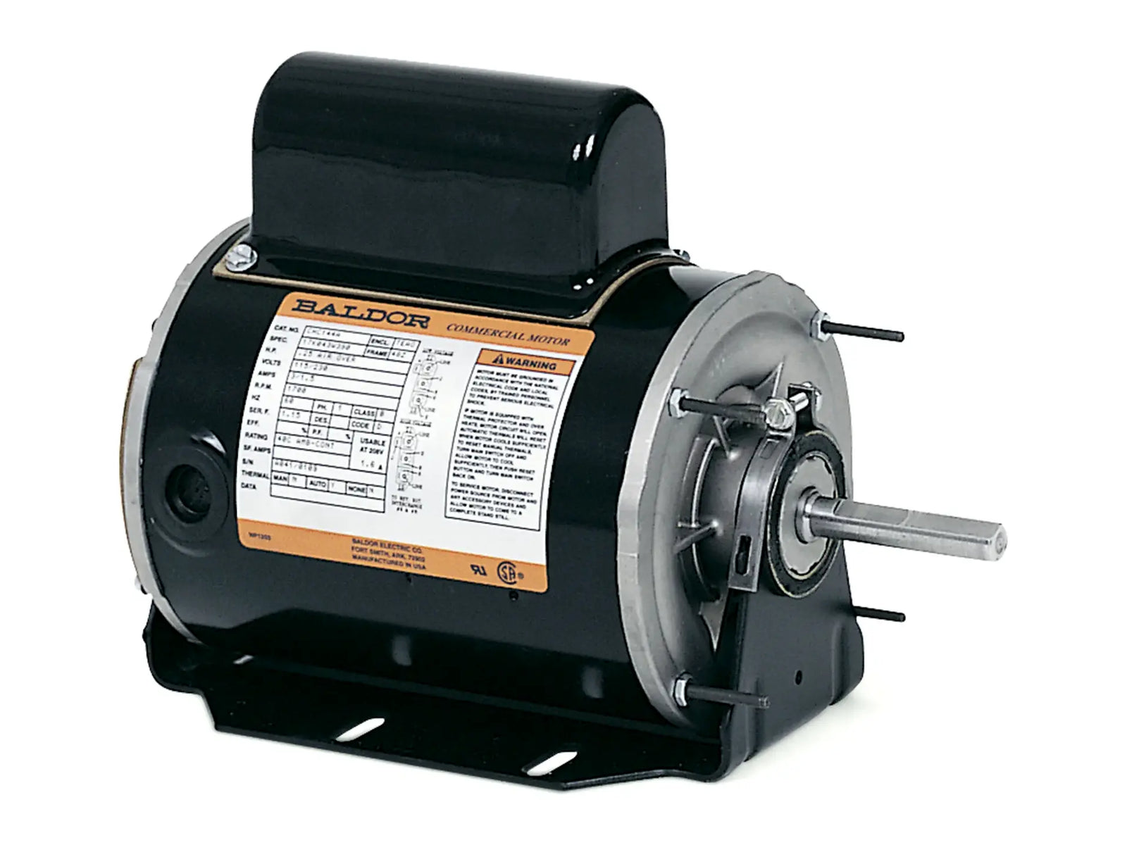 Baldor CHC365A, .5 HP, 1 HP, 1100 RPM, 60Hz, 56YZ Motor
