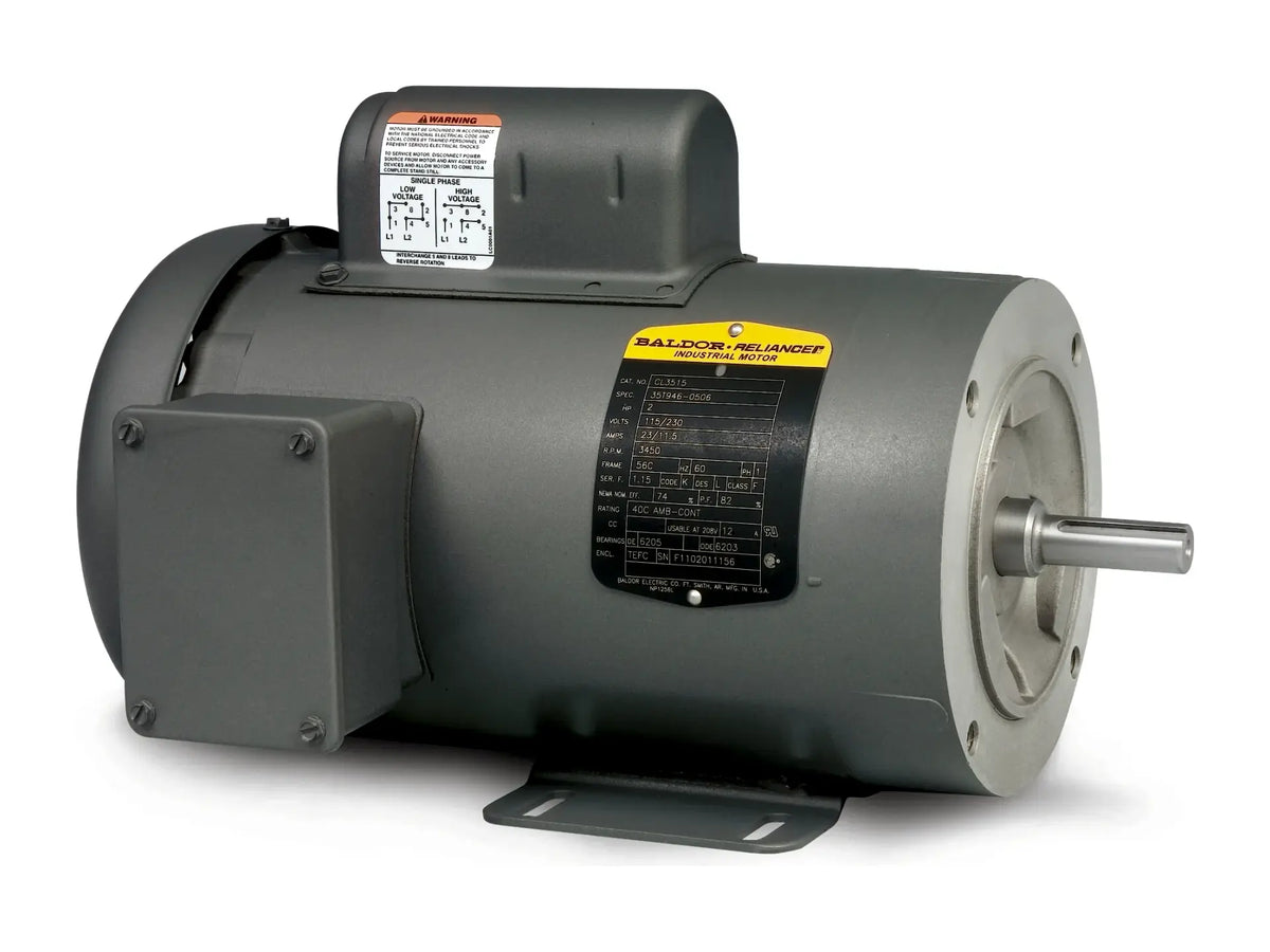 Baldor CL3506, Motor 3/4 Hp 3450 Rpm 115/230V