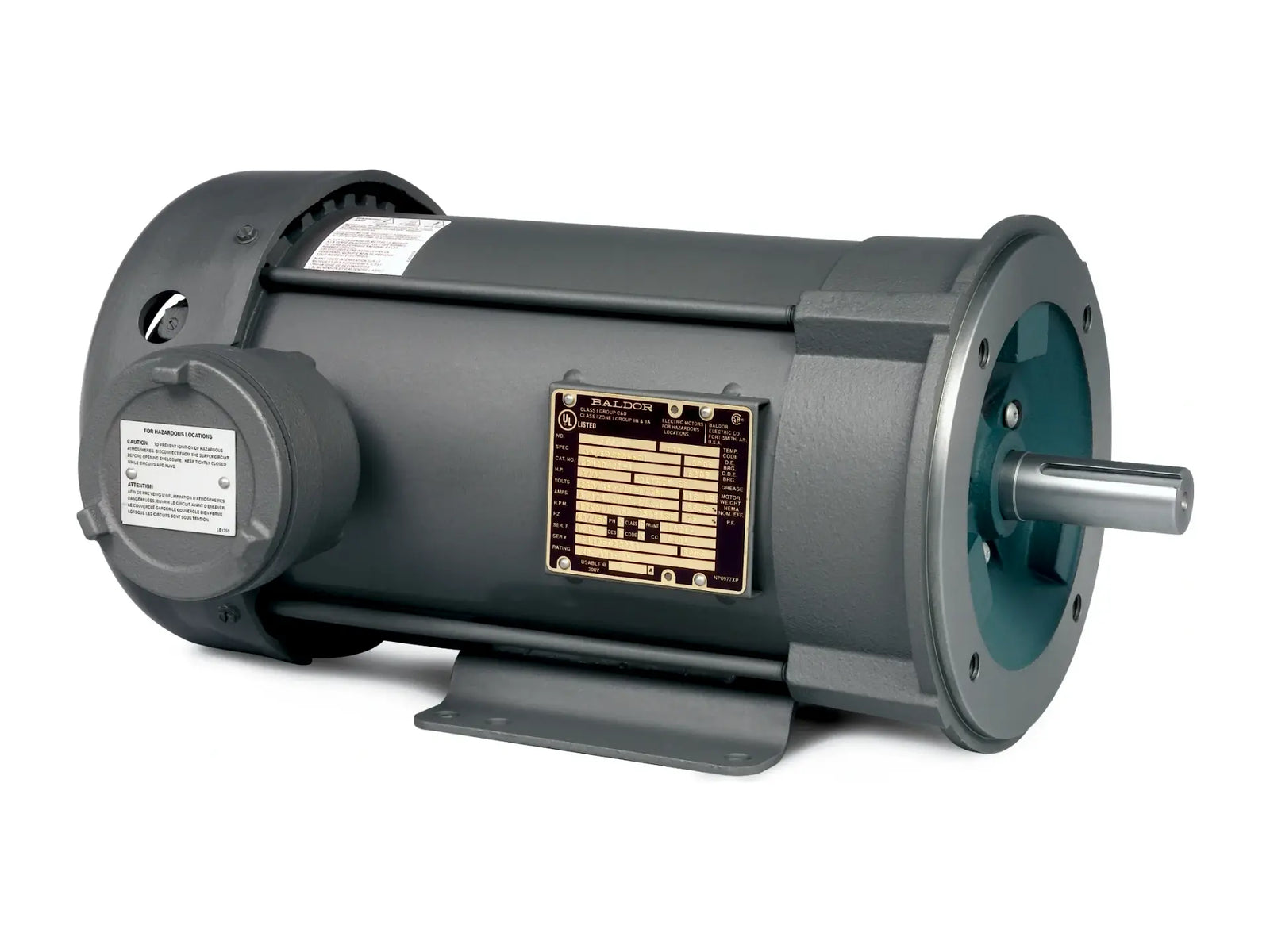 Baldor CM7010-I, 3/4 HP 230/460V 56C Frame Dual Speed Motor