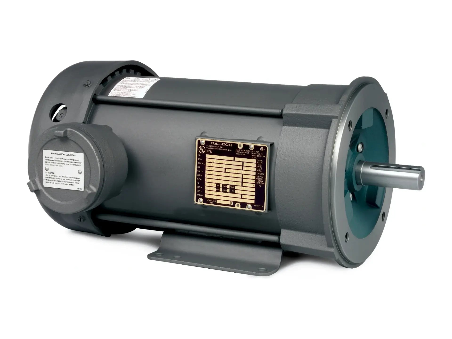 Baldor CM7010-I, 3/4 HP 230/460V 56C Frame Dual Speed Motor