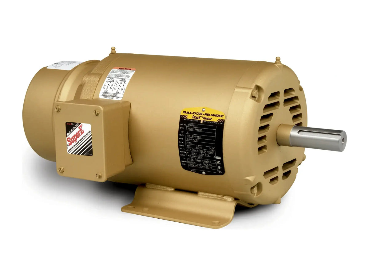 Baldor EBM3211T, 3HP 230/460V 1765RPM 3PH Motor