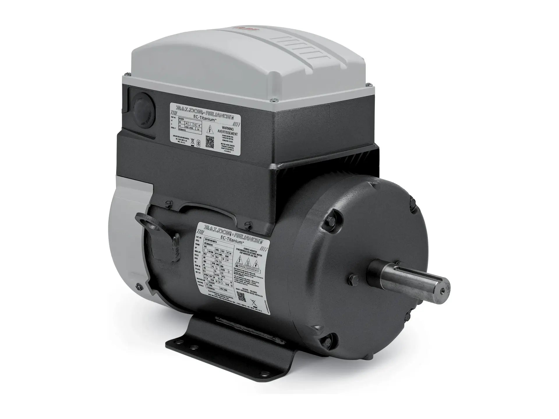 Baldor ECS100T8H2DF4, 2 HP 1800 RPM, 3 PH, 145 T, TEFC, Top Motor