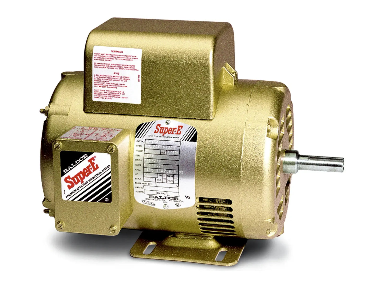 Baldor EL1408T, 3HP 208/230V 1800RPM Motor