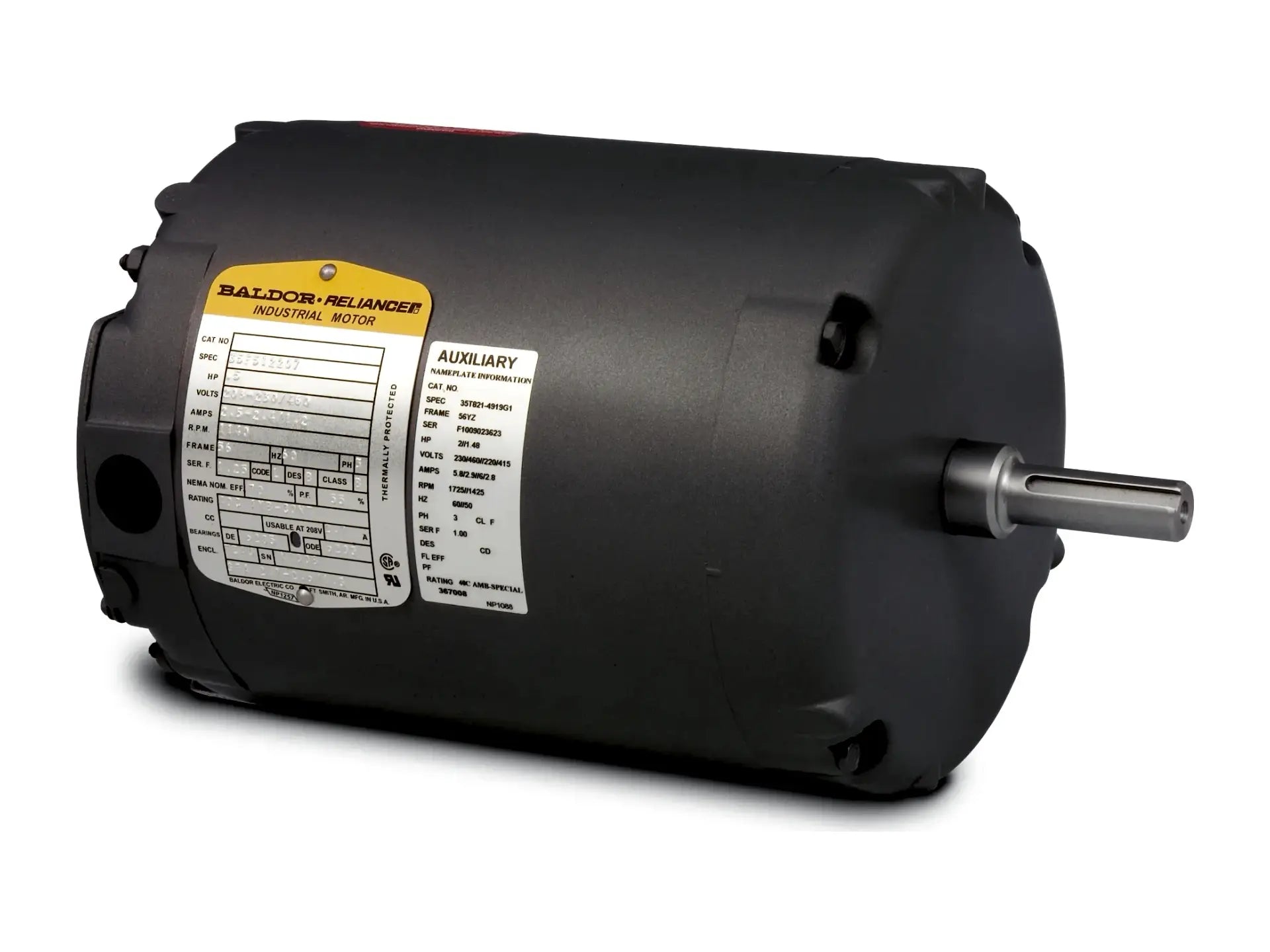 Baldor M3539-TP, .5 HP 1140 RPM 3 Phase Motor