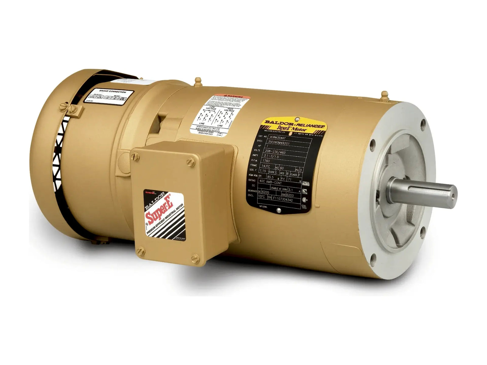 Baldor VEBM3611T, 3HP 1760RPM 182TC Motor