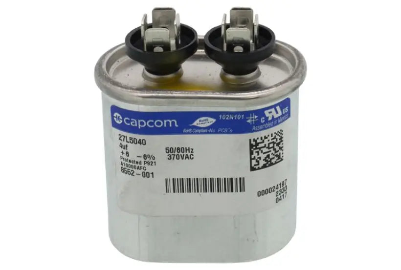 Bard HVAC 8552-001BX, 4 MFD 370V Oval Run Capacitor