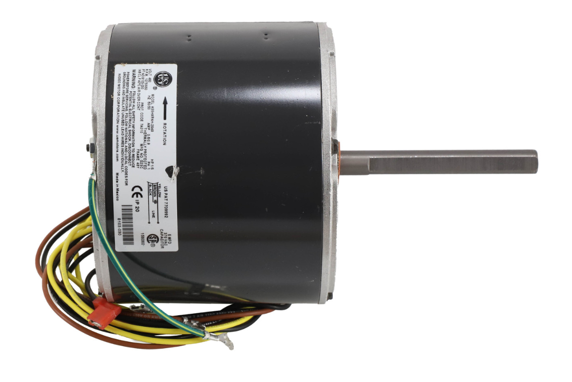 Bard HVAC 8103-030BX 460V, 1PH, 1/5HP, 1075/950RPM Motor