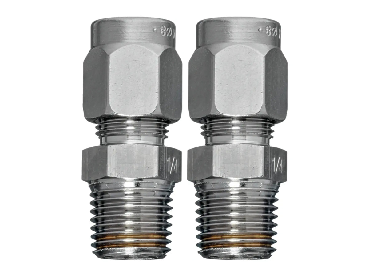 Belimo A-22WP-A07, Brass Pipe Connector, 2pc Set