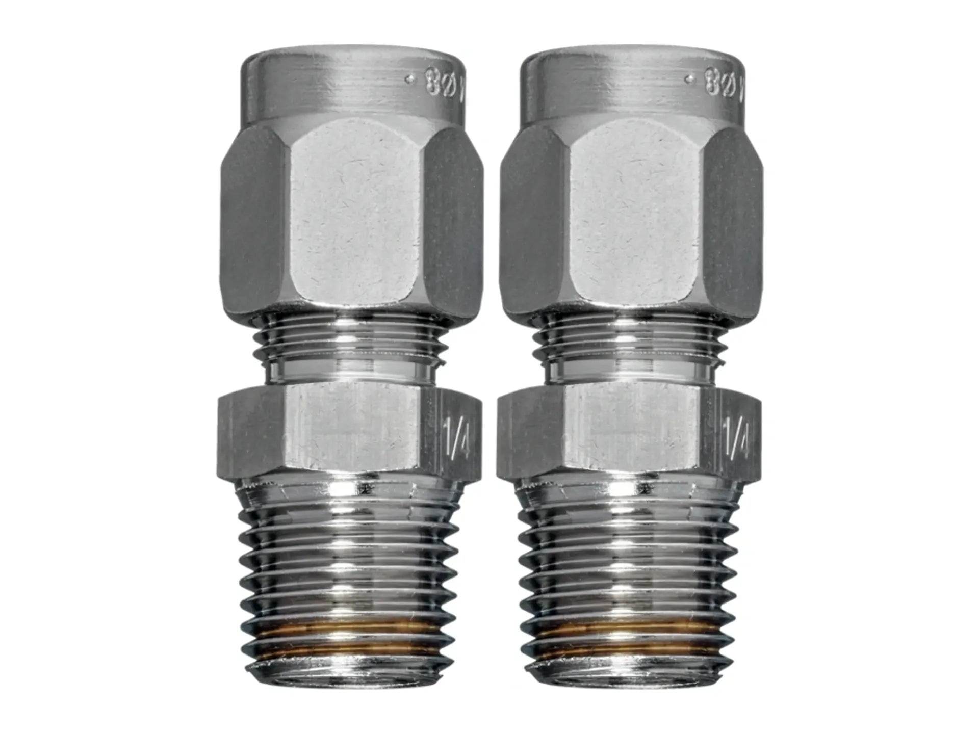 Belimo A-22WP-A07, Brass Pipe Connector, 2pc Set