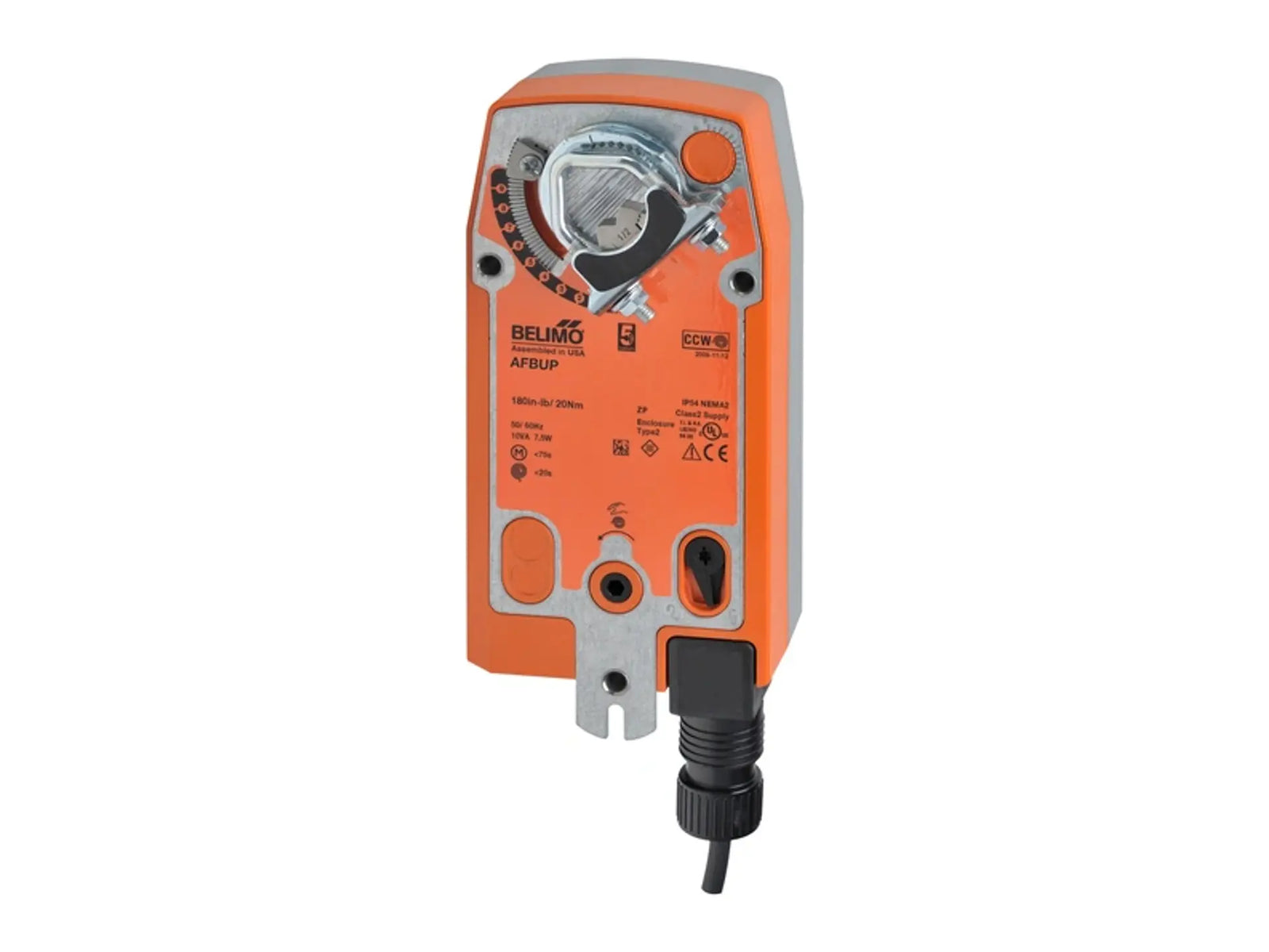 Belimo AFBUP, 24-240V On/Off Spring Return 180# Actuator