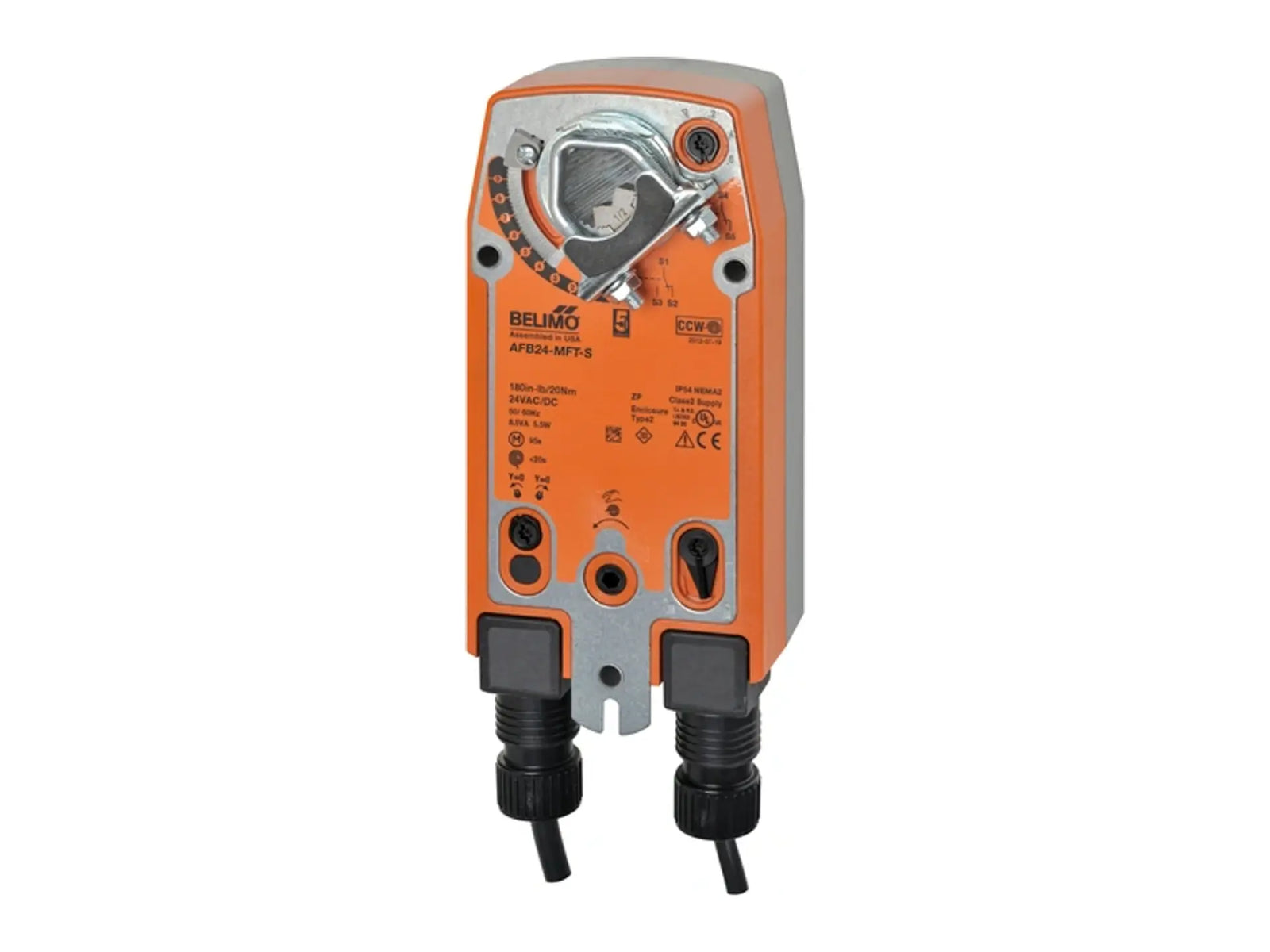 Belimo AFBUP-S-X1, 24V-240V Damper Actuator with Manual Handle