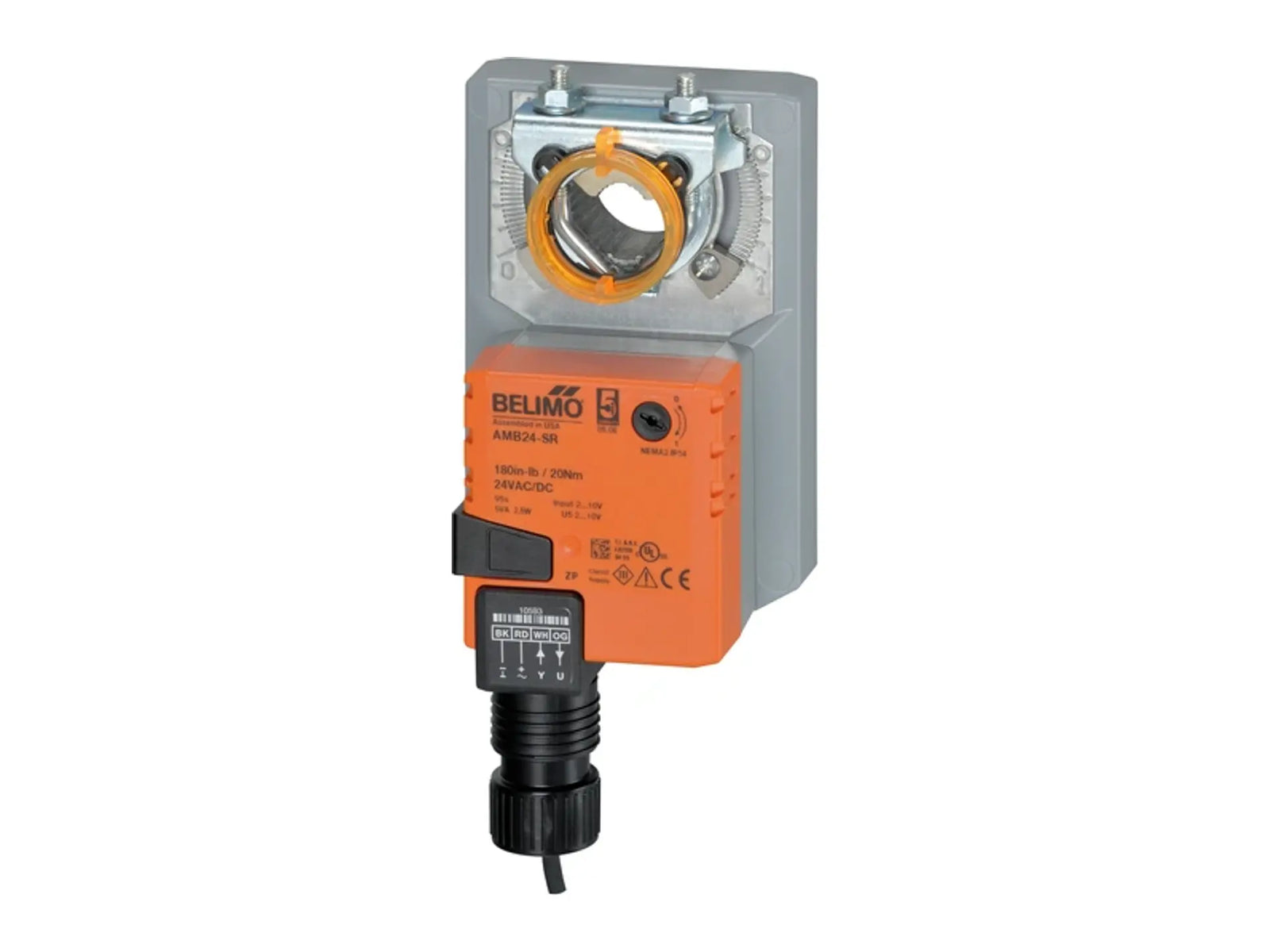 Belimo AMB24-SR, 24V Non-Spring Return, 180 in-lb Torque, Modulating Signal Range