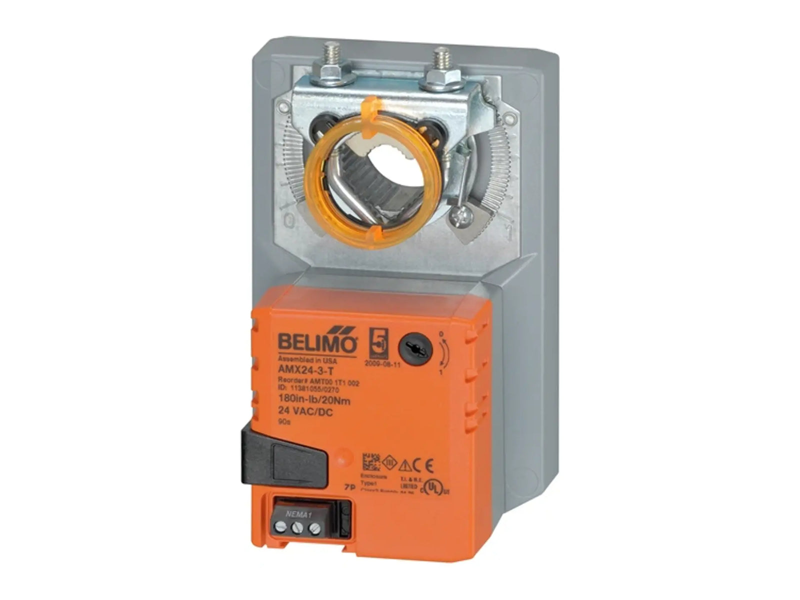 Belimo AMX24-3-T, 24V AC/DC On/Off Floating Control, 180 in-lb Torque