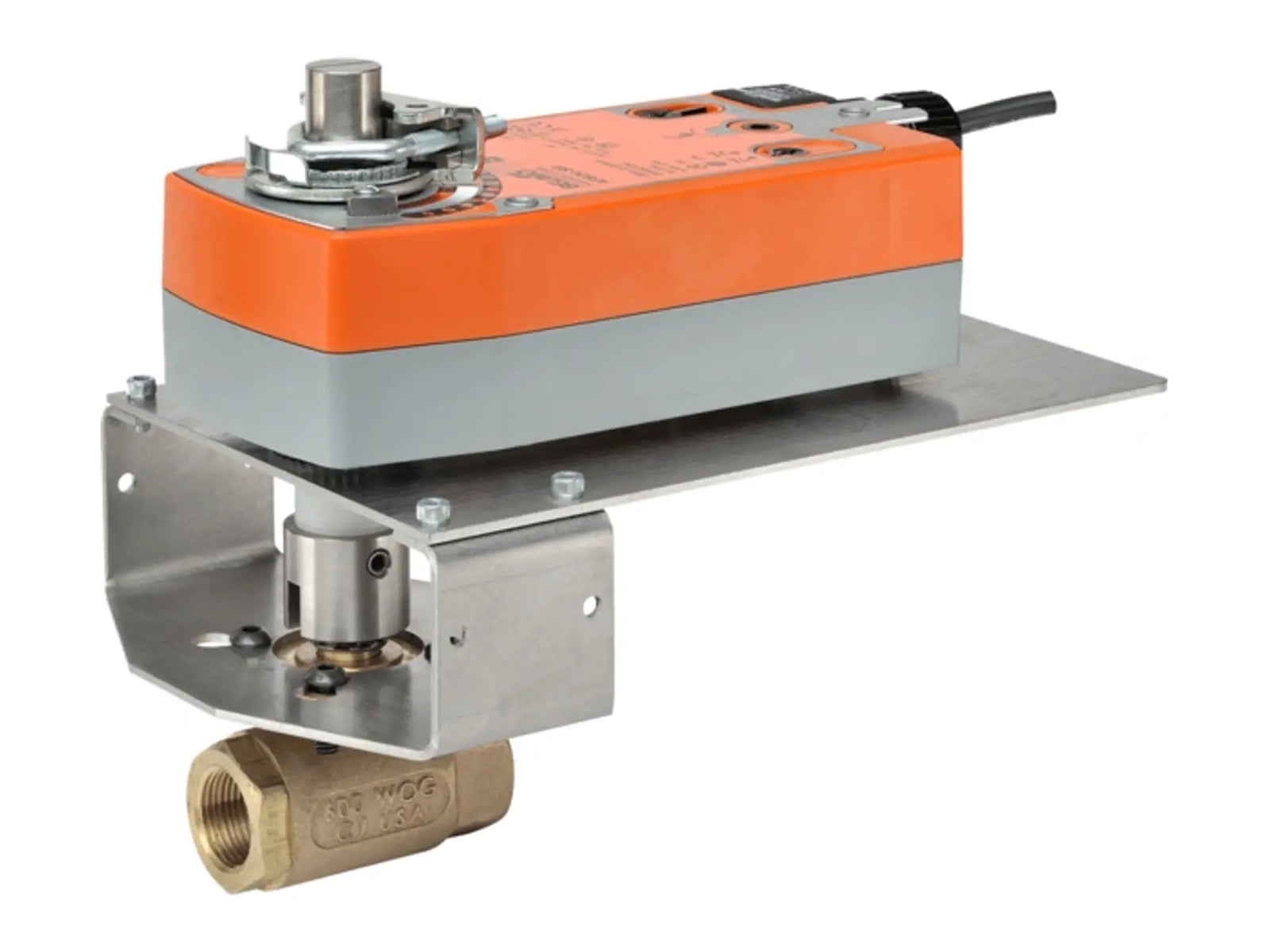 Belimo B219VS+NFBUP-X1, 3/4 Inch On/Off Valve, 30 Cv SR, Voltage Range:24-240V