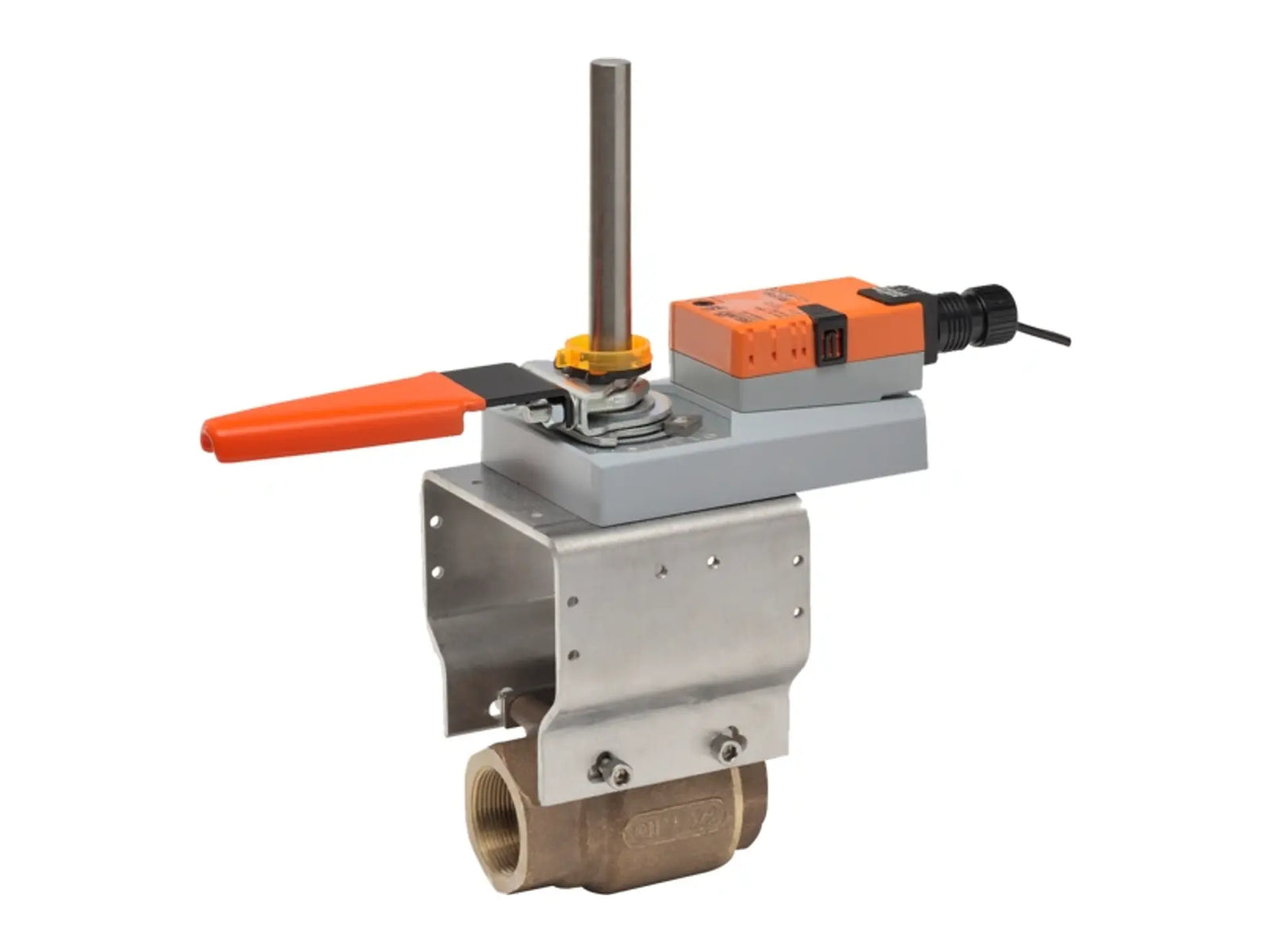 Belimo B224VSS+AMB24-3-X1, 2 Inch Stainless Steel Valve, 24V Non-Spring Return ON/OFF