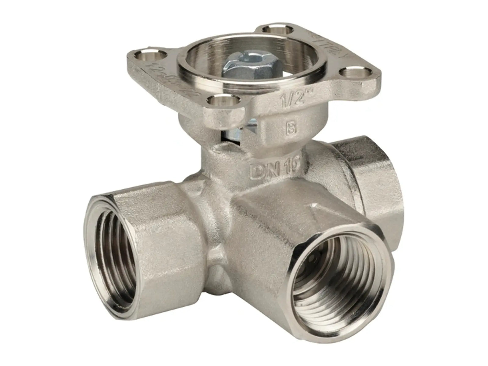 Belimo B320B, 3/4 Inch 3-Way Valve, 24 Cv Chrome Plated Trim