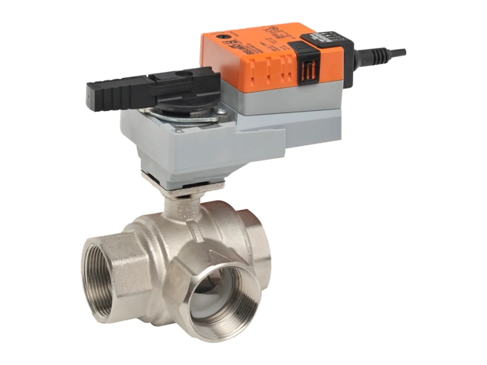 Belimo B341+ARQX24-MFT, 1.5" Ball Valve, 24V AC/DC, 4-20mA