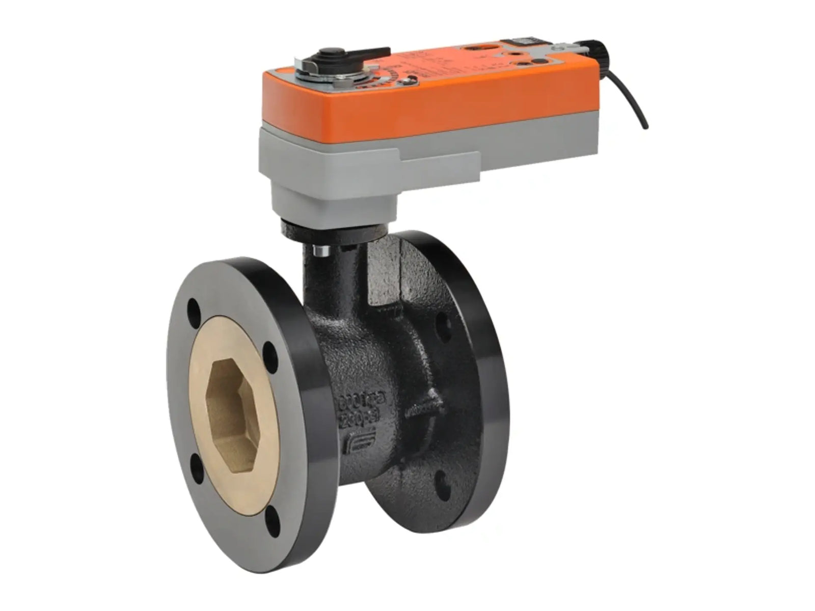 Belimo B6250S-070+AFRX24, 2.5 Inch Stainless Steel Flange, Cv70 PSI100