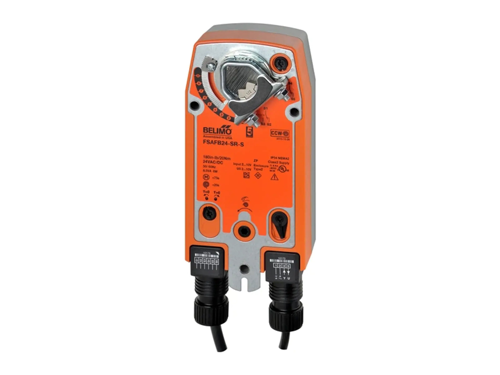 Belimo FSAFB24-SR-S, Smoke/Fire Damper Actuator 24V with Switch