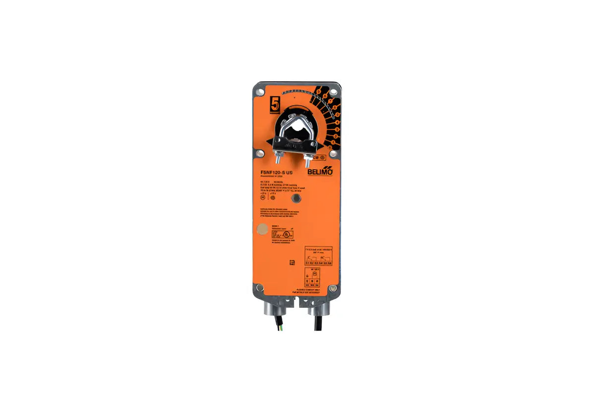 Belimo FSNF120-S, Fire/Smoke Actuator 120V, 70# Spring Return, Single Switch