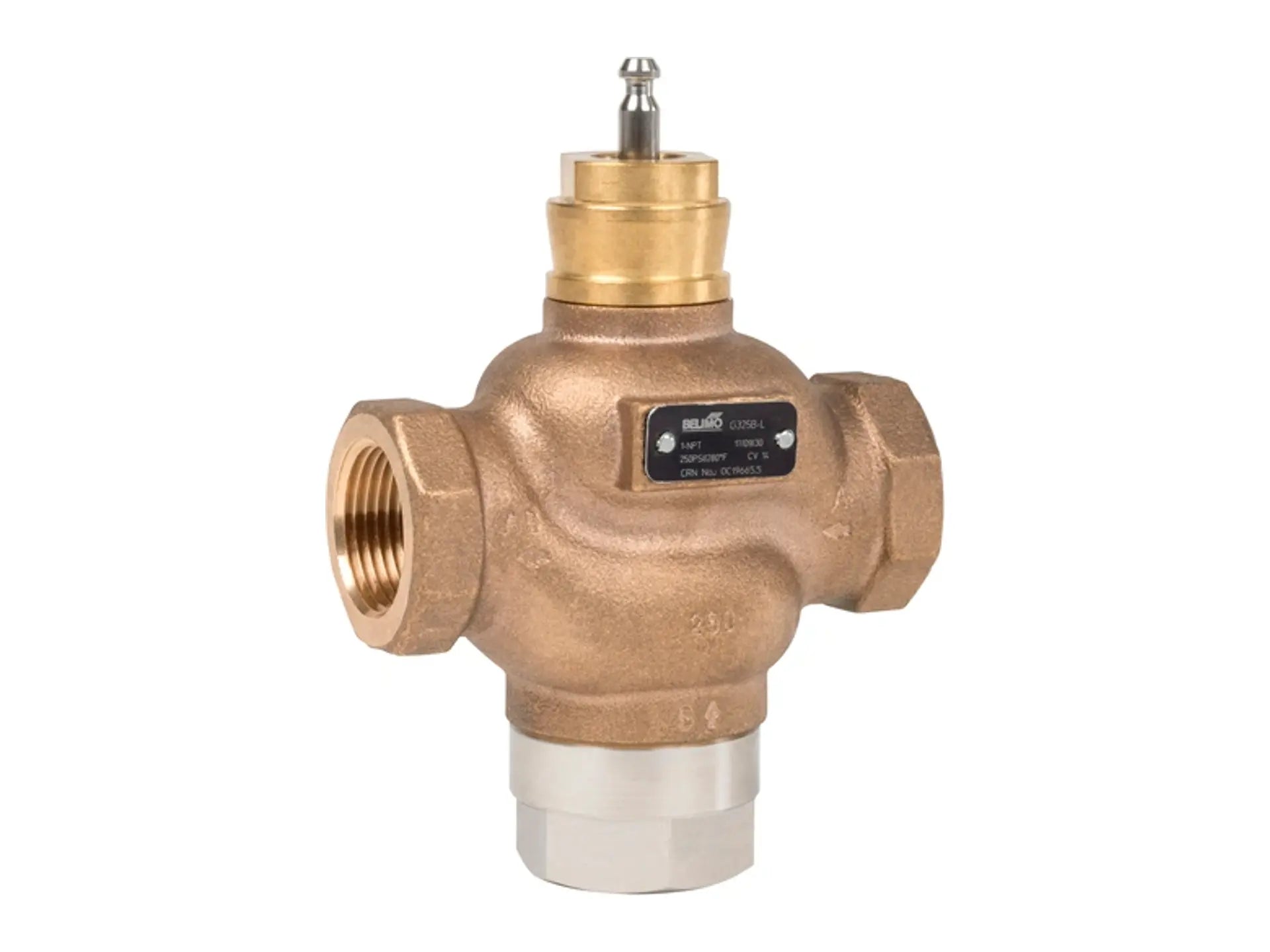 Belimo G325B-L, 1" Globe Valve, 3 Way, Cv of 14