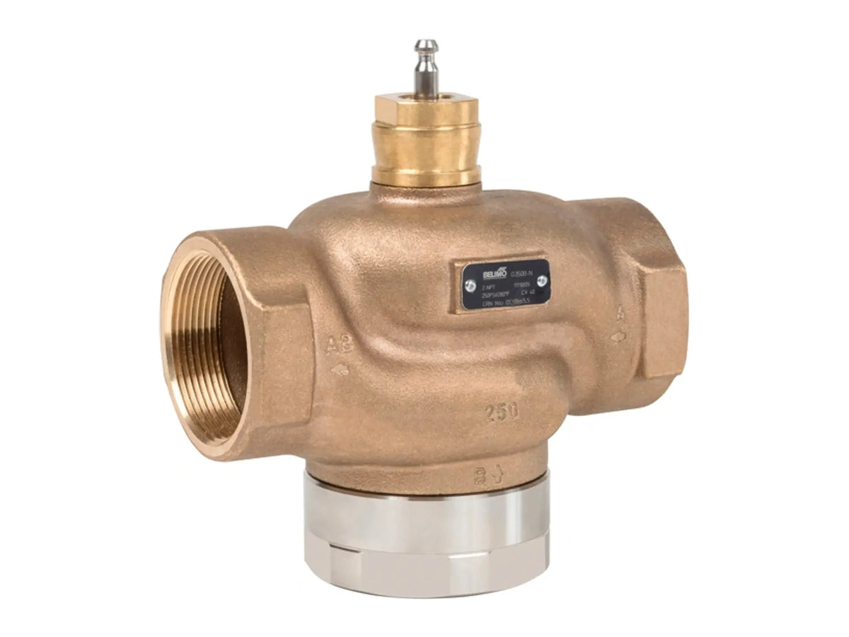 Belimo G340B-N, 1.5 Inch 3 Way Globe Valve, Flow Coefficient 28 Cv