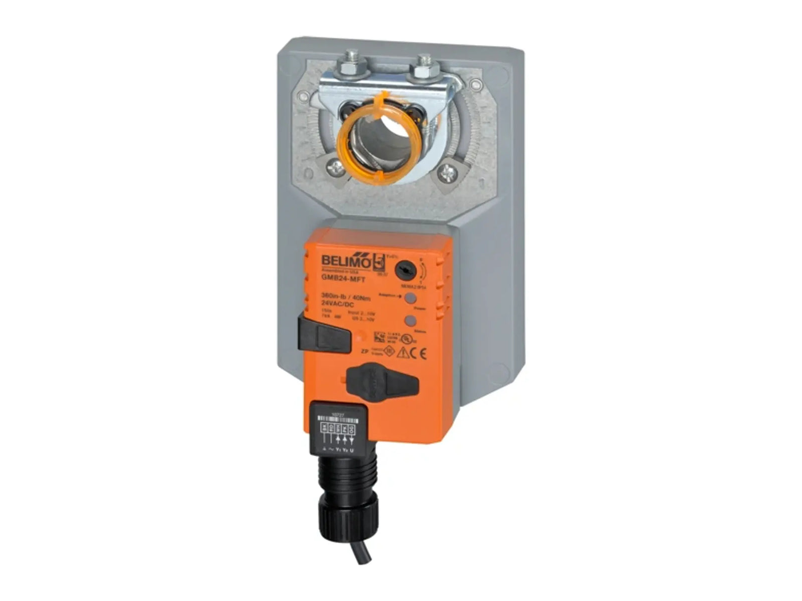 Belimo GMB24-MFT, 24V Non-Spring Return Actuator, 2-10 VDC Control Signal, 266 in-lb Torque