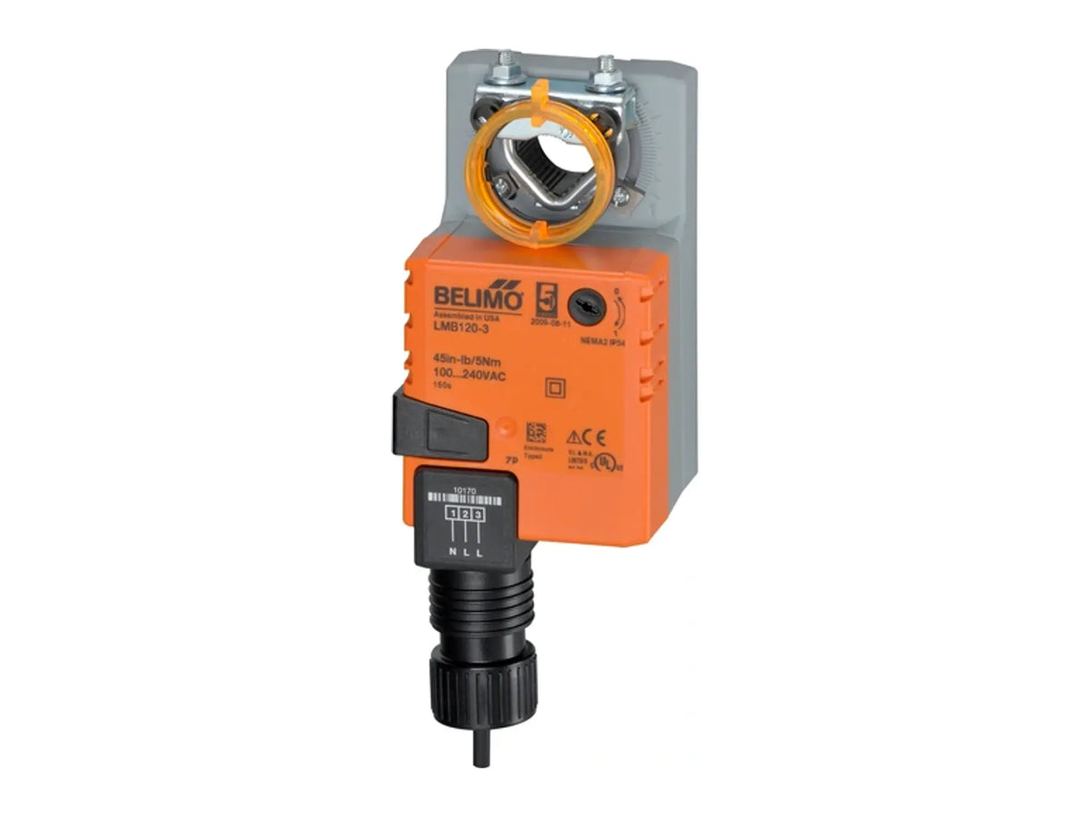 Belimo LMB120-3, 120/240V AC, 45 in-lb Torque, On/Off Control with Feedback NSR