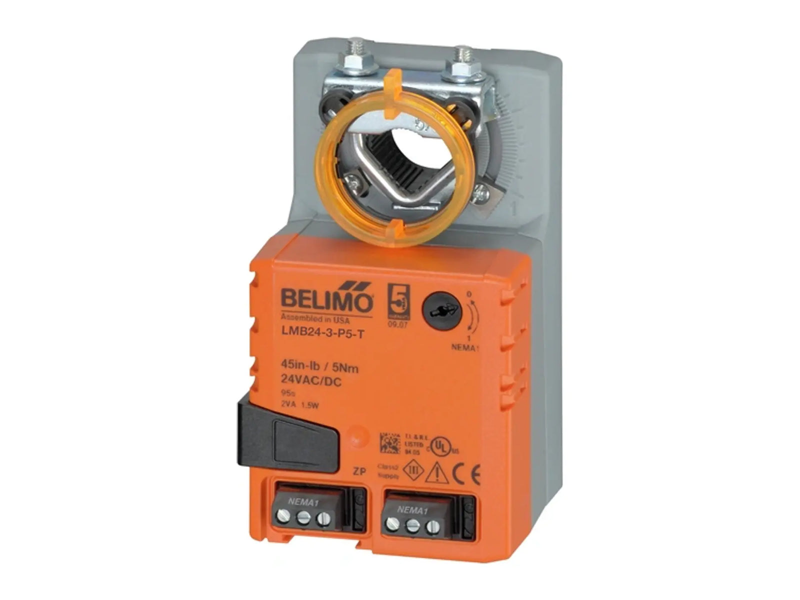 Belimo LMB24-3-P5-T.1, 24V Non-Spring Return, 45 in-lb On/Off Float