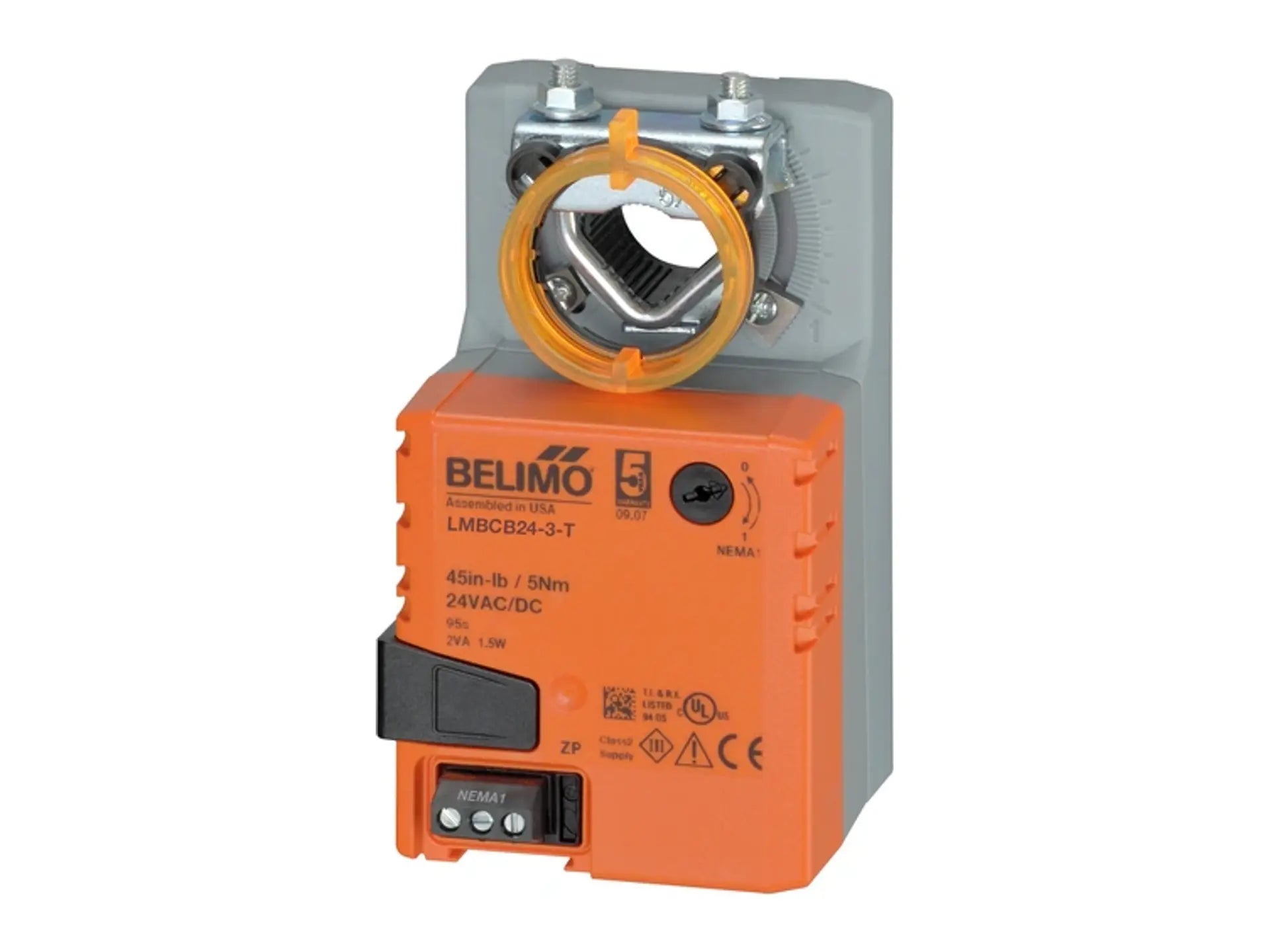 Belimo LMCB24-3-T, 24V On/Off Floating Control, 45 in-lb NSR