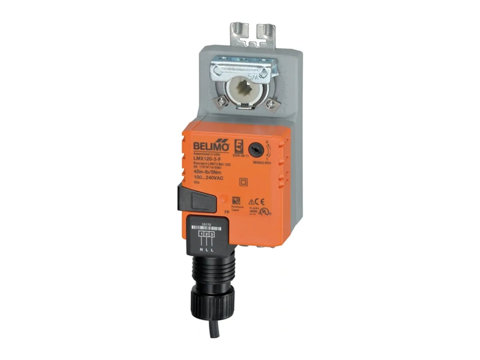 Belimo LMX120-3-F, NSR 45 in-lb ON/OFF/FLOAT Control